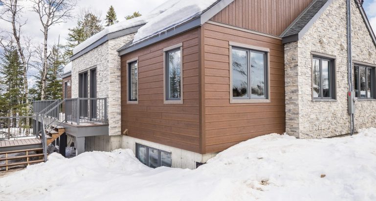 exterieur chalet auberge du lac taureau